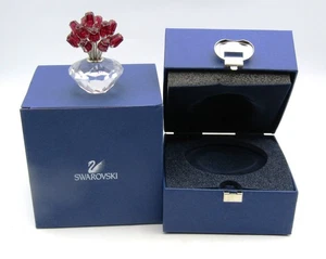 SWAROVSKI CRYSTAL "VASE OF ROSES" (RED) SOCIETY JUBILEE ED. 15TH ANNIVERSARY NIB - Picture 1 of 4