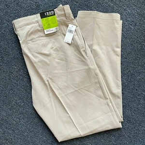Pantalones de golf Izod cupé calce clásico para hombre Stonedust - talla 34x32 - Imagen 1 de 2