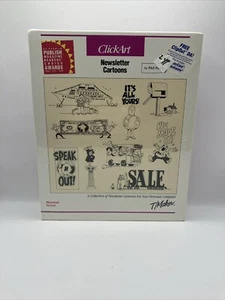 ClickArt Newsletter Cartoons by Phil Frank For Macintosh - Afbeelding 1 van 4