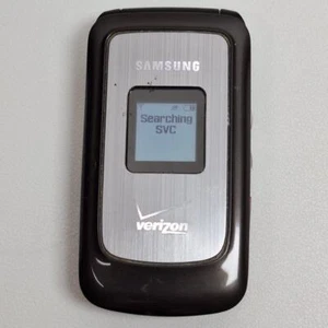 Samsung Knack SCH-U310 Silver/Gray Flip Phone (Verizon) - Picture 1 of 13