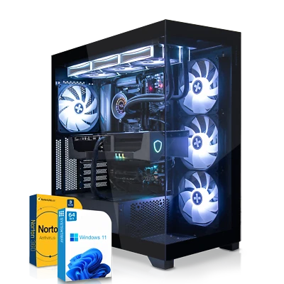 SYSTEMTREFF Gamer PC•AMD Ryzen 7 9800X3D•Nvidia 5080 16GB•32GB DDR5•1TB NVMe
