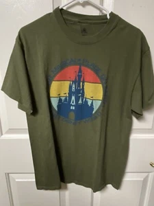 Camiseta Walt Disney World Hombre Grande Adulto Verde Castillo Florida Retro Vacaciones - Imagen 1 de 5