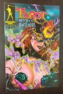 TAROT BRUJA DE ROSA NEGRA #1 (Broadsword 2000) -- Bad Girl -- 2da variante impresa - Imagen 1 de 2