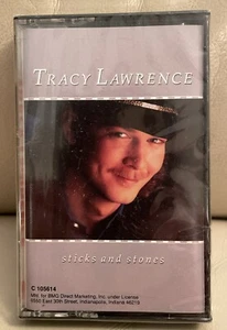 New/Sealed Tracy Lawrence Sticks and Stones Cassette Tape - Bild 1 von 4