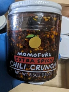 3 barattoli di peperoncino Momofuku extra piccante croccante 5,5 oz - Foto 1 di 5