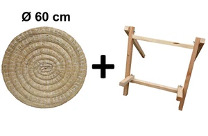 Runde Strohzielscheibe Ø 60 cm + Ständer Bogenschießen Zielscheiben - Bild 1 von 24
