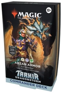 Magic The Gathering Tarkir Dragonstorm Abzan Armor Commander Deck Magic The Gathering - Imagen 1 de 1