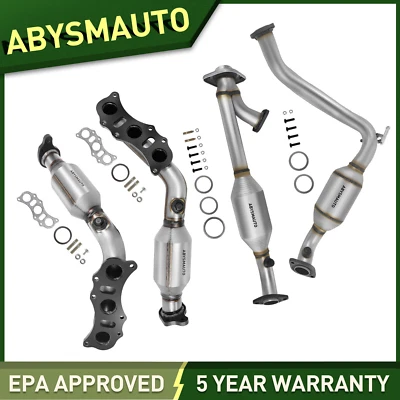 4x Catalytic Converters For 2003-2009 Toyota 4Runner 2007-2009 Toyota FJ Cruiser - Image 1 of 4