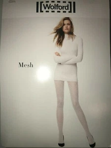 Wolford Mesh Net Tights Color Anthracite (Grey) Size: Extra Small 19198 - 06 - Picture 1 of 2