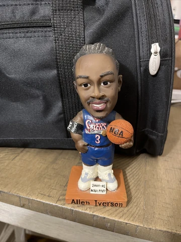 ALLEN IVERSON Bobble Head Philadelphia 76ers Sixers #3 NBA MVP 2000-01 Cover