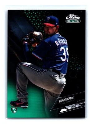 Kohei Arihara Rookie RC 2021 Topps Chrome Black #47 Green Refractor #/99 - Image 1 of 2