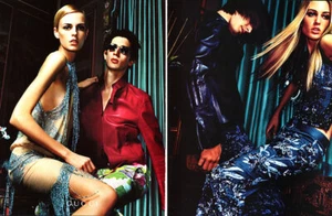 Gucci Testino Jacquetta Wheeler 1999 Tom Ford 2 páginas anuncio de revista - Imagen 1 de 1