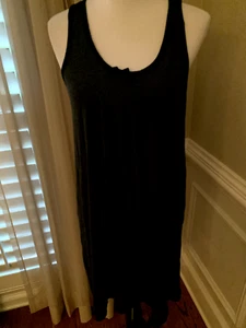 Simply Vera Wang nightgown medium m gown rayon blend gray tank chemise - Picture 1 of 8