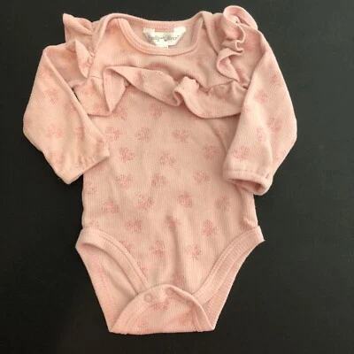 Emily & Oliver Rose Bodysuit Size 3-6 Months - Изображение 1 из 4