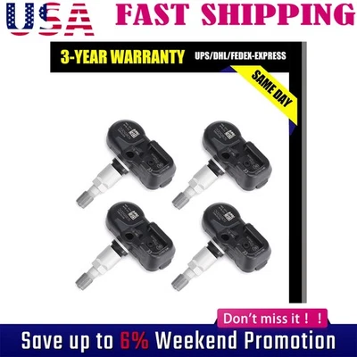 Tpms Fits for Toyota Scion Lexus 4260706011 315MHz 4260733011 PMV-107J 4pcs - Image 1 of 4