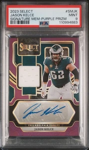 2023 Select Aignature Auto Jersey Purple Prizm 1/49 PSA 9 FIRST ON PRINT - Picture 1 of 2