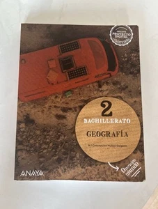 Libro de Geografía - ANAYA - 2º Bachillerato - Imagen 1 de 2
