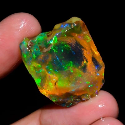 Natural Ethiopian Opal Rough Specimen Opal Multi Fire Crystal Opal Approx 33 Ct. - Image 1 of 4