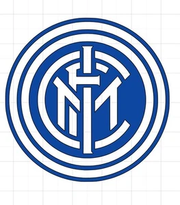 Inter Mailand 5" Fußball gestanzter Vinyl-Aufkleber Autoaufkleber Fensteraufkleber Serie A - Bild 1 von 3