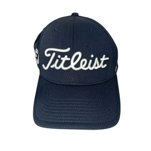 Titleist Pro V1 Performance Fabric PGA Strap Back Adjustable Hat Cap Navy - Picture 1 of 13