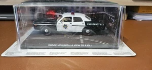 DODGE MONACO - James Bond Car Collection #55 - A View To A Kill DIECAST MODEL - Picture 1 of 5