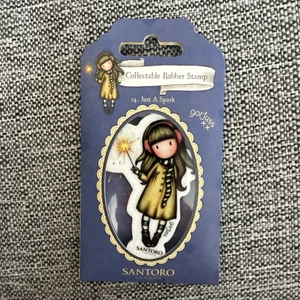 Santoro London Gorjuss Collectable Rubber Stamp - 14. Just a Spark - New Rare - Picture 1 of 2