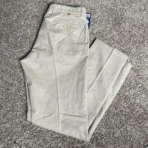 Pantalones Massimo Dutti Para Hombres 34x32 Caqui Tostado Recto Calce Informal Marrón Nuevos Sin Etiquetas Preppy - Imagen 1 de 14