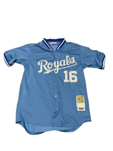 Mitchell & Ness 1980 Kansas City Royals Cooperstown Bo Jackson #16 Jersey Size L - Picture 1 of 6