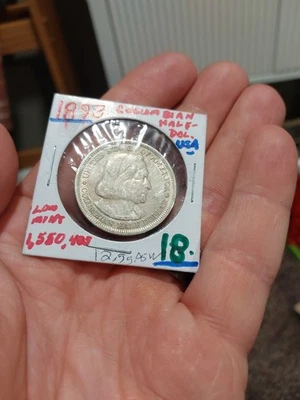 1893 Columbian Silver Half Dollar U.S. 90% Silver - Image 1 of 4