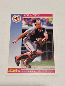 BOB MELVIN BALTIMORE ORIOLES 1992 SCORE BASEBALL CARD #208 - Picture 1 of 2