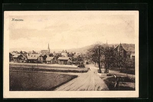 Ansichtskarte Kreuzau, Ortsansicht mit Bahnhof - Bild 1 von 2