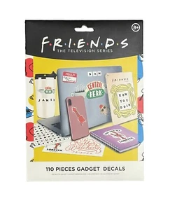Friends Gadget Decals - 4 Sheets of Removable Waterproof Laptop Stickers - Picture 1 of 7