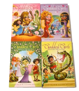 GODDESS GIRLS Set Lot Books 5 6 7 8 Paperbacks Aphrodite Medusa Athena Artemis - Picture 1 of 6