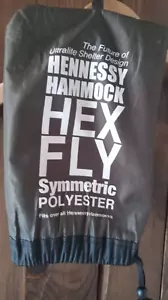 Hennessy Hammock Symmetric Hex Rain Fly 70D Ripstop Polyester Coyote Brown Tarp - Picture 1 of 17