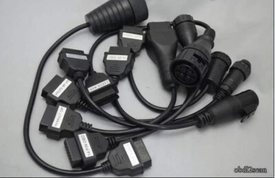 Kit Cavi Adattatori Truck Camion Per Diagnosi Multimarca