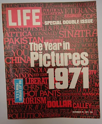 LIFE #26 DECEMBER 1971 TRICIA NIXON / JOE FRAZIER/VIETNAM WAR POLITICS  MAGAZINE - Image 1 of 4