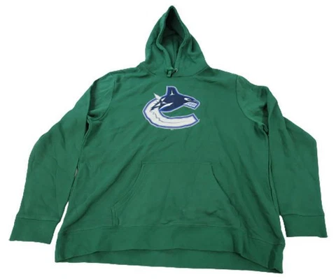 New Vancouver Canucks Mens Size XL XLarge Green Hoodie Cover