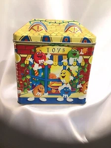 M&M Christmas Village Series #3 Limited Edition Tin 1996 "Toy Store" B10 Vint - Picture 1 of 6