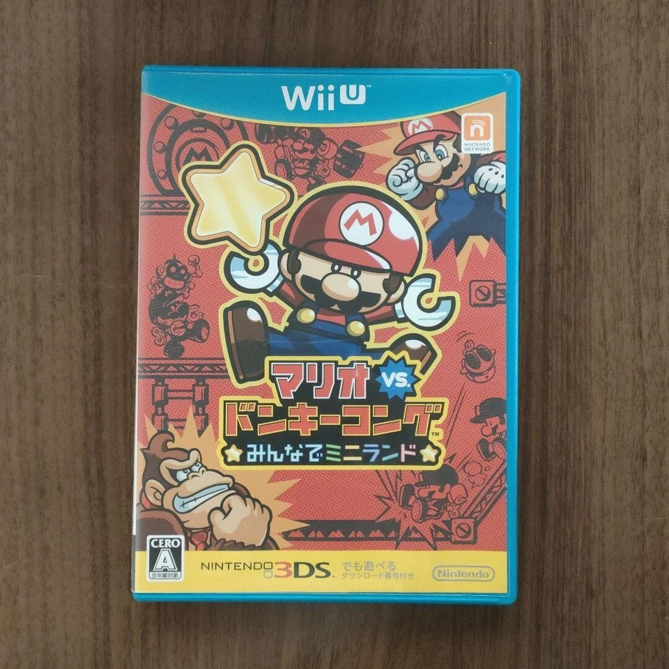 GY4Mario vs. Donkey Kong everyone in the mini land Nintendo Wii U Game Ship Free - Image 1 of 1