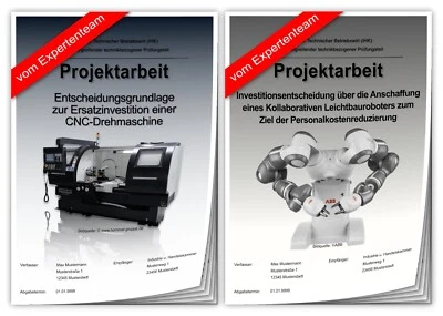 Technischer Betriebswirt TBW Projektarbeit & Präsentation IHK Investiton - Bild 1 von 4
