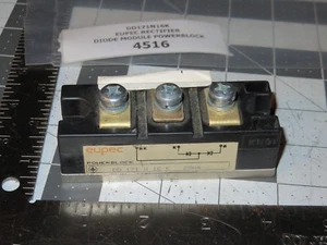 NEW EUPEC RECTIFIER DIODE MODULE POWERBLOCK MODEL DD171N16K (4516) - Picture 1 of 5