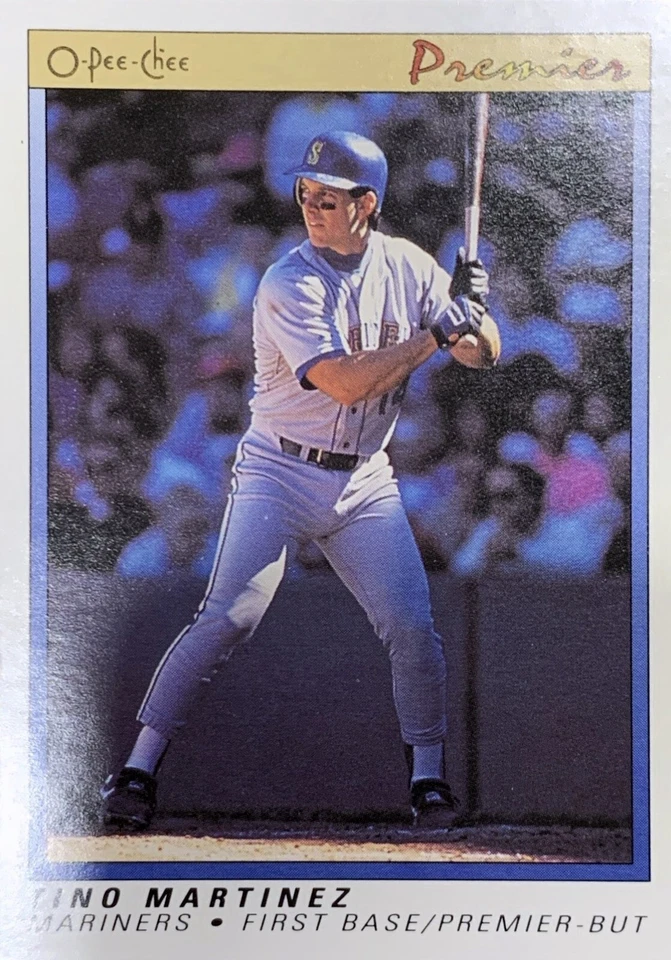 1991 O-Pee-Chee Premier Tino Martinez Seattle Mariners #76 NMMT - Image 1 of 2