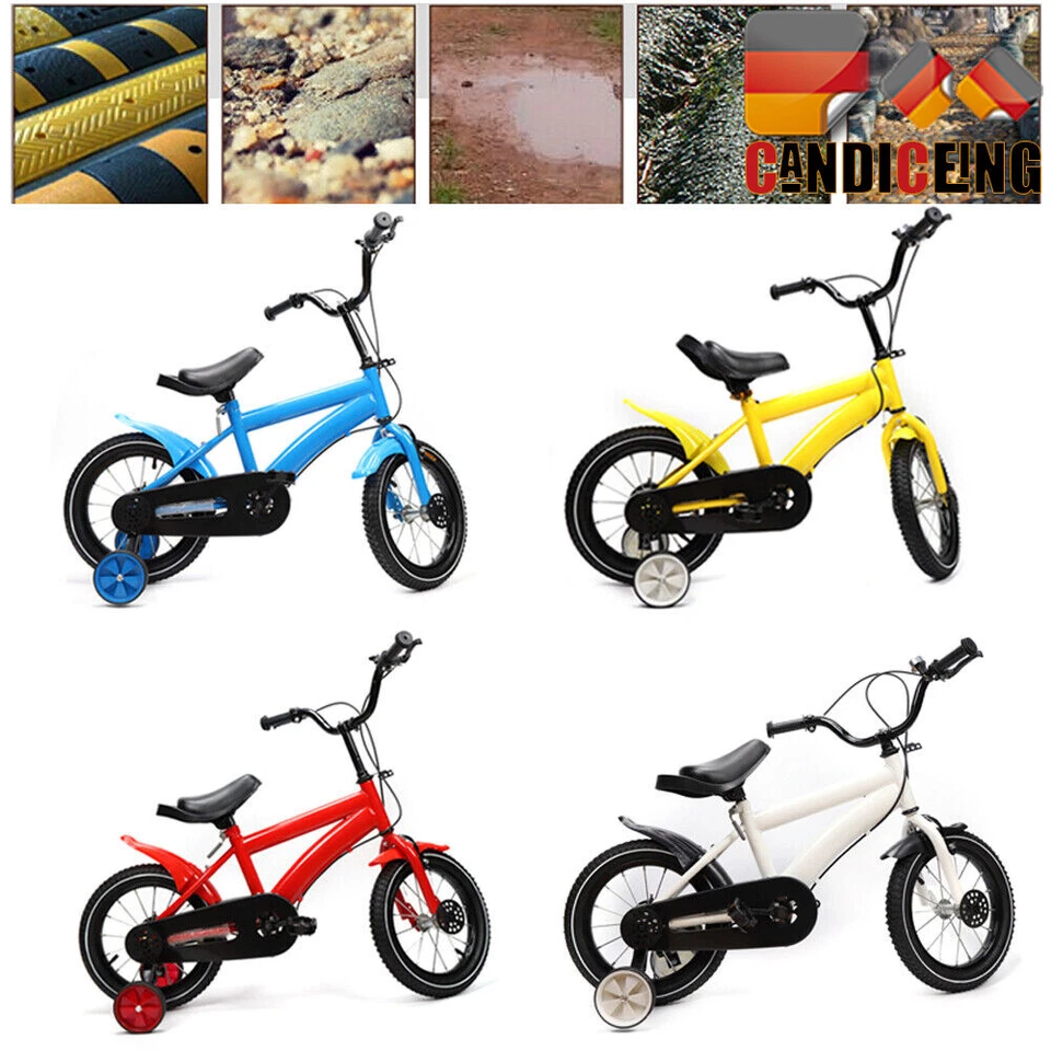 14/16 Zoll Kinderfahrrad Unisex Junge Mädchen Radfahren Fahrrad mit Stützräder - Bild 1 von 1