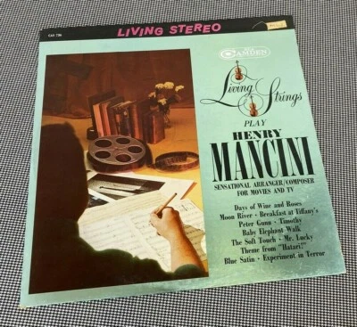 HENRY MANCINI - LIVING STRINGS - 1962 VINYL LP (TB-144) - Image 1 of 3