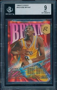 1996-97 Z-Force #142 Kobe Bryant RC Rookie BGS 9 Mint - Bild 1 von 2