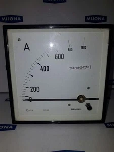 Siemens Ampermeter 0-800 A 145-145mm - Bild 1 von 1