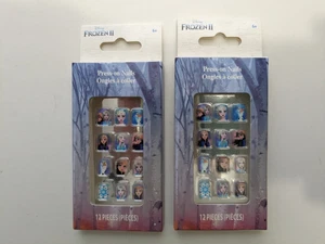 Disney Frozen 2 Press on Nails 2 packs 12 Nails ea  For ages 6 and up - Picture 1 of 3