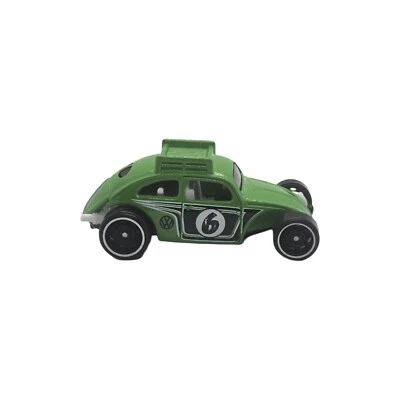 2025 Hot Wheels Custom Volkswagen Beetle - Green - Multipack Exclusive- Loose - Image 1 of 4