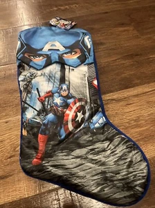 NEW Marvel Avengers Captain America Christmas Holiday Stocking #681884166312 - Picture 1 of 2
