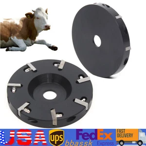 Hoof Round Trimming Cutter 7 Blades Hoof Cutting Disc Hooves Trimmer Alloy Steel - Picture 1 of 8